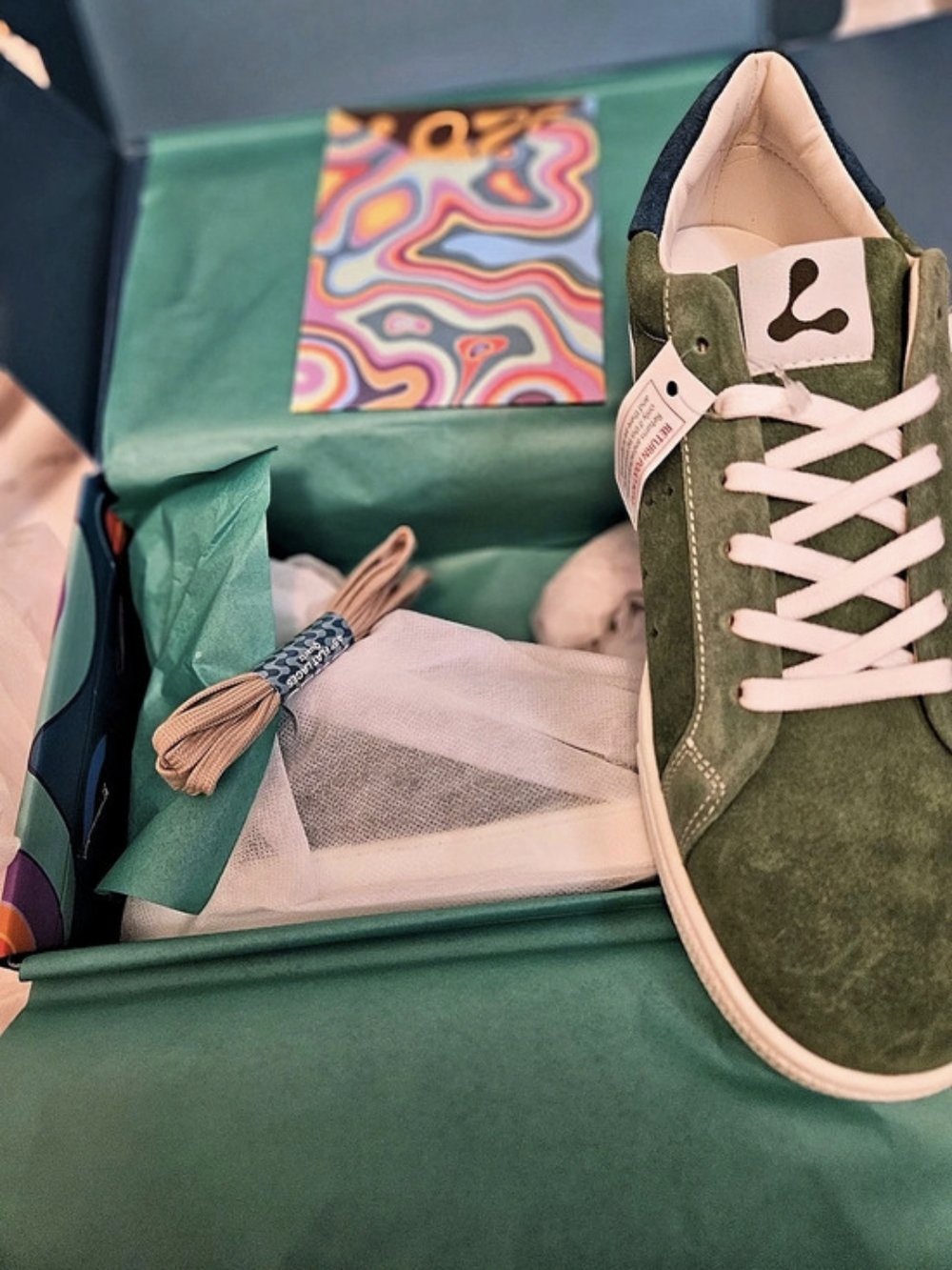 LAZO HALO Emerald And Blue Sneakers Green & Blue US 10.5 NWT